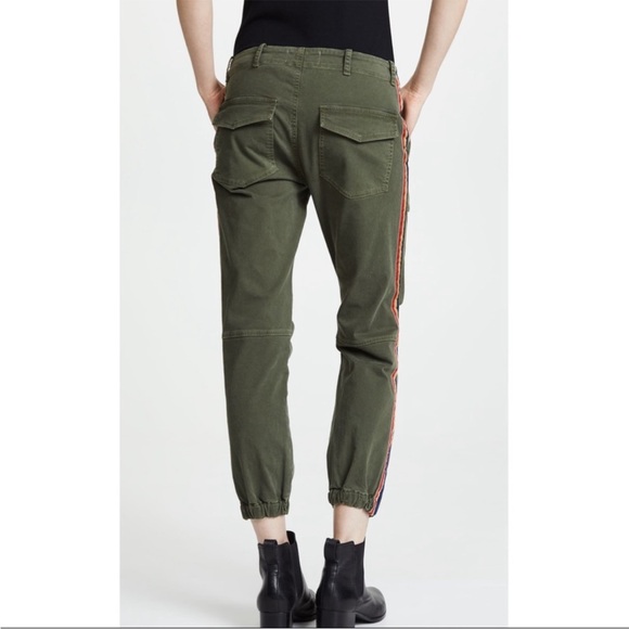 Nili Lotan French striped military cropped pant - Picture 2 of 7